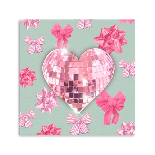 Heart Bow II Canvas Giclée Art